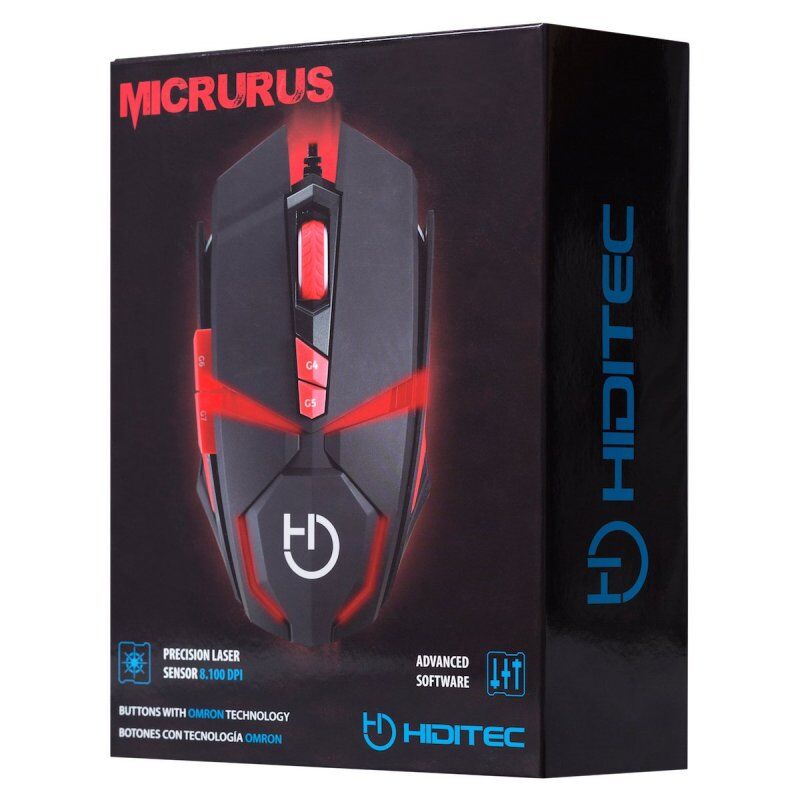 Hiditec Ratón Gaming Micrurus 8100DPI 6 Hiditec Ratón Gaming Micrurus 8100DPI - Imagen 4