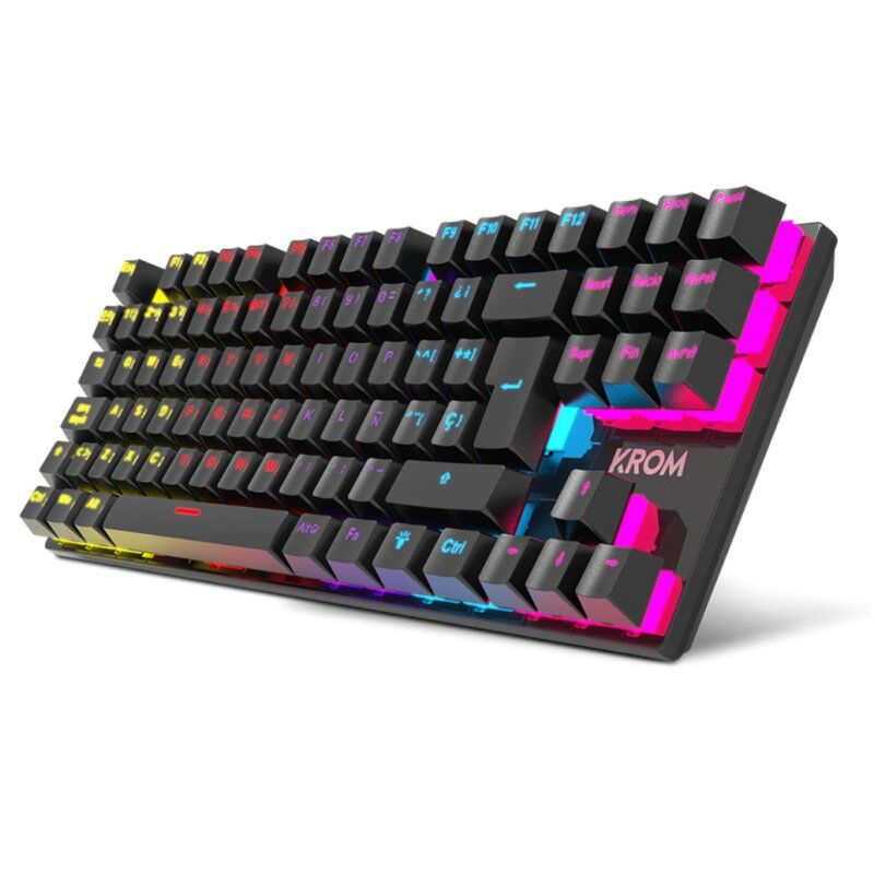 KROM Teclado Gaming NXKROMKASICTKL TKL RAINBOW 4 KROM Teclado Gaming NXKROMKASICTKL TKL RAINBOW - Imagen 3