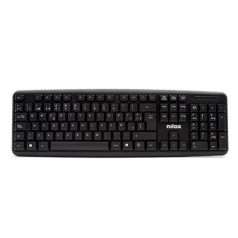 Nilox Teclado Compacto NXKBE000002 Usb Negro 3 Nilox Teclado Compacto NXKBE000002 Usb Negro
