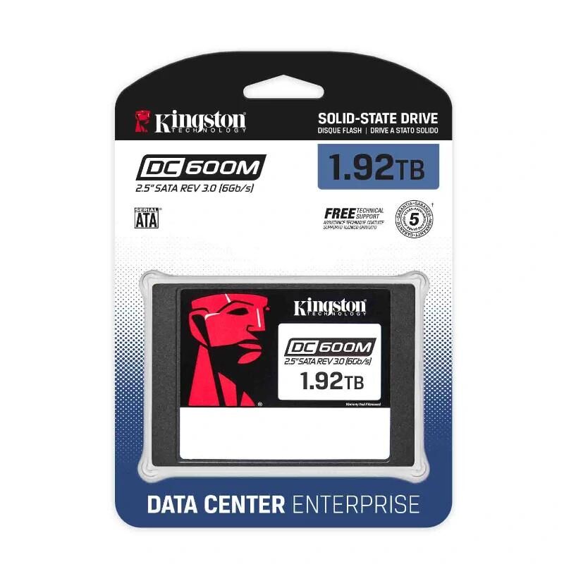 Kingston Data Center DC600M SSD 1920GB 2.5" SATA 5 Kingston Data Center DC600M SSD 1920GB 2.5" SATA - Imagen 3