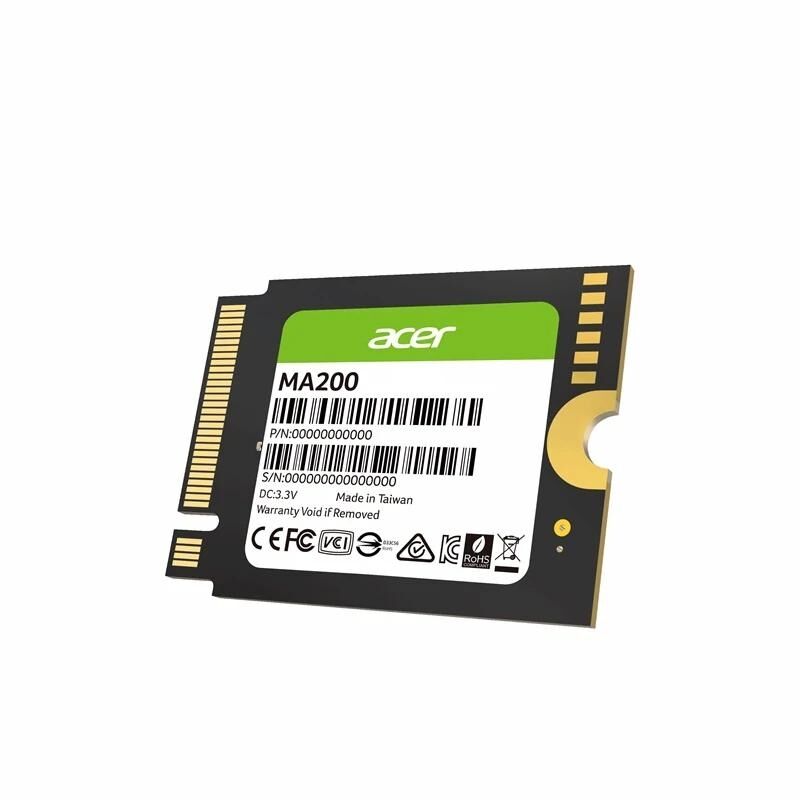 ACER SSD MA200 512Gb NVMe PCIe 4x4 M.2 2230 3 ACER SSD MA200 512Gb NVMe PCIe 4x4 M.2 2230