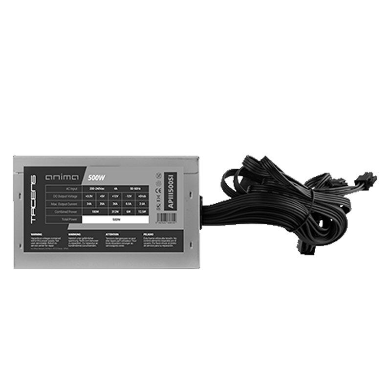 TACENS ANIMA Fuente APIII500SI 500W PSU 85% Bulk 6 TACENS ANIMA Fuente APIII500SI 500W PSU 85% Bulk - Imagen 4