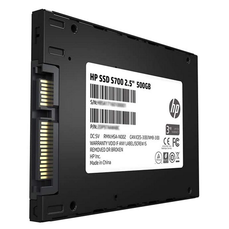 HP SSD S700 500Gb SATA3 2,5" 4 HP SSD S700 500Gb SATA3 2,5" - Imagen 2
